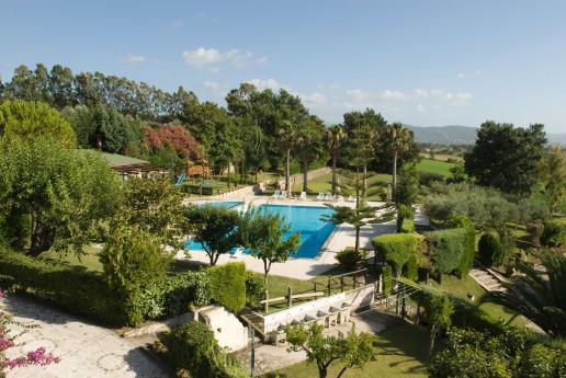 View from above of the Giancesare Residence.