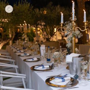 Allestimento wedding serale.
