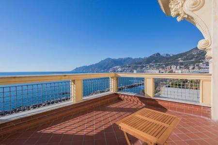 Large terrace with views of the sea and the Amalfi Coast.