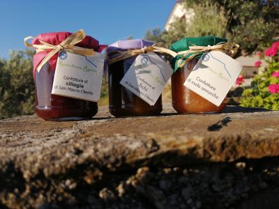 Jams made by the farm.